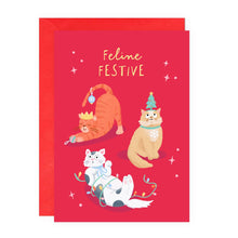 Load image into Gallery viewer, Cat Christmas Card
