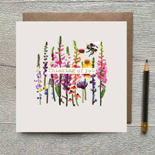 Load image into Gallery viewer, CG 18 - Thinking of You Greeting Card with Foiled Lettering 
