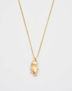 Cosy Owl Gold Chain Necklace