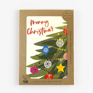 Charity Card Pack - Merry Christmas (Bloom Tree)