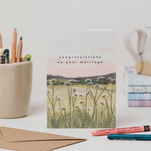 Load image into Gallery viewer, Derbyshire Sunset Wedding Card
