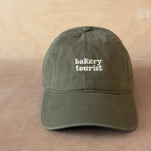 Load image into Gallery viewer, Bakery Tourist - Cotton Baseball Cap - Olive
