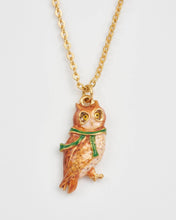 Load image into Gallery viewer, Cosy Owl Gold Chain Necklace
