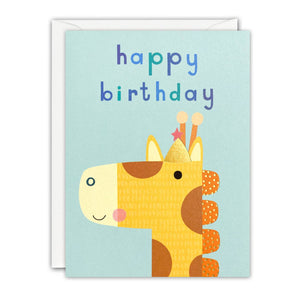 Birthday Giraffe Minnows Card