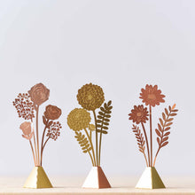 Load image into Gallery viewer, Dahlia Tiny Bouquet - Copper (rose gold)
