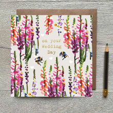 Load image into Gallery viewer, CG 15 - Wedding Day Greeting Card with Foiled Lettering
