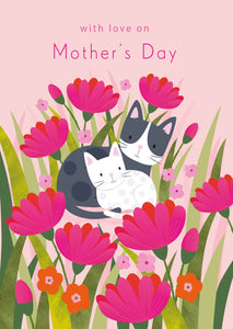 Pretty Cats Mother's Day Card