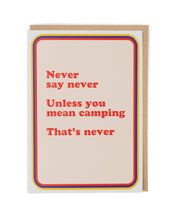 Load image into Gallery viewer, CAMPING
