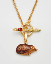 Load image into Gallery viewer, Ladybird and Hedgehog Toggle Necklace
