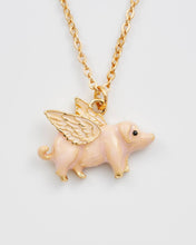 Load image into Gallery viewer, Flying Pig Necklace
