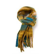 Load image into Gallery viewer, Ochre - Tartan Winter Scarf
