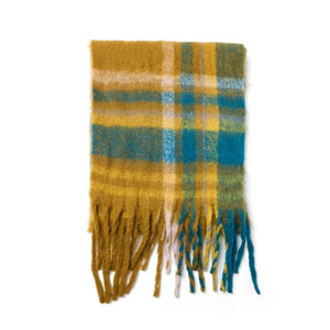 Ochre - Tartan Winter Scarf