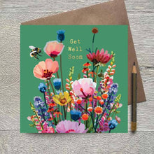 Load image into Gallery viewer, CG 13 - Get Well Soon Greeting Card with Foiled Lettering
