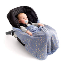 Load image into Gallery viewer, Baby Travel Blanket - Midnight Stars
