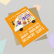 Load image into Gallery viewer, Birthday Card - Funny Grocery Delivery Greeting Card
