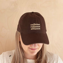 Load image into Gallery viewer, Caffeine Reliance Alliance - Cotton Baseball Cap
