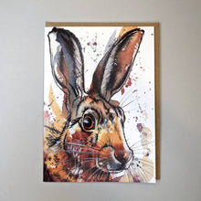 Load image into Gallery viewer, Hare Greeting Card

