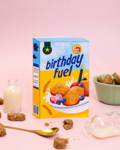 Load image into Gallery viewer, Birthday Fuel Card | Vintage Cereal Box Aesthetic For Him
