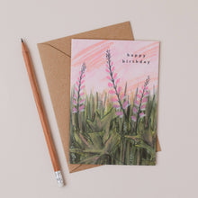 Load image into Gallery viewer, Pink Flowers Birthday Card
