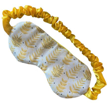 Load image into Gallery viewer, Yellow Foliage Sleep Mask
