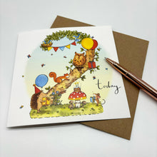 Load image into Gallery viewer, 2nd Birthday Card - Woodland Mouse
