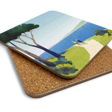 Load image into Gallery viewer, Cycling by the Sea Coaster
