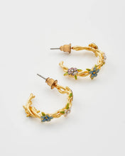 Load image into Gallery viewer, Wildflower Garden Hoop Earrings
