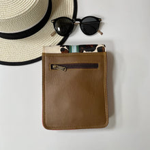 Load image into Gallery viewer, Billie Red Metallic Gold Upcycled Leather Handbag
