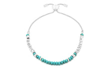 Load image into Gallery viewer, Tersina Turquoise &amp; Silver Bracelet

