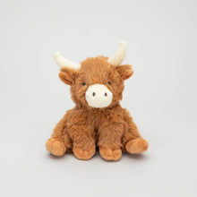 Load image into Gallery viewer, Mini Horned Highland Cow Plush Baby Soft Toy - 11cm
