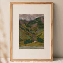 Load image into Gallery viewer, Glencoe In Late Summer, Scottish Highlands - A4 Art Print
