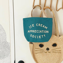 Load image into Gallery viewer, Ice Cream Appreciation Society - Little Tropical Blue Bag
