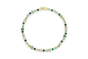 Beryl Gold & Peridot Bead Bracelet