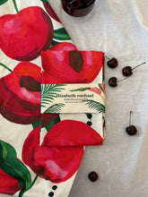 Load image into Gallery viewer, Cherries tea towel
