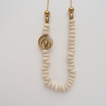 Load image into Gallery viewer, Consta - stacked java white necklace
