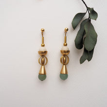 Load image into Gallery viewer, Consta - stacked teardrop earrings
