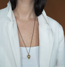 Load image into Gallery viewer, Consta - majestic brass teardrop necklace
