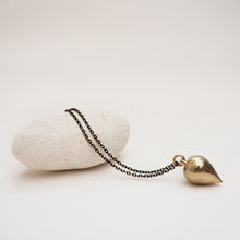 Load image into Gallery viewer, Consta - majestic brass teardrop necklace

