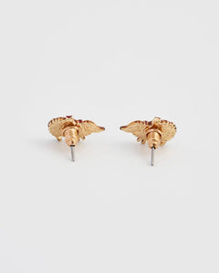 Enamel Cosy Hedgehog stud earrings