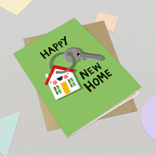 Load image into Gallery viewer, New Home Card - Cute Keys Greeting Card
