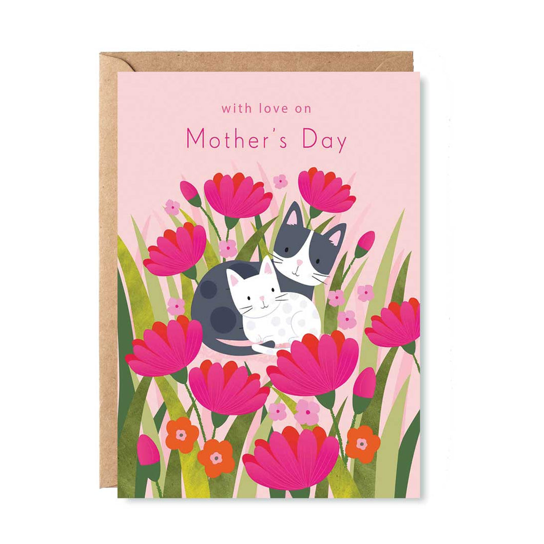 Pretty Cats Mother's Day Card