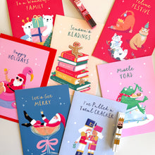 Load image into Gallery viewer, Bookish Christmas Card
