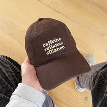 Load image into Gallery viewer, Caffeine Reliance Alliance - Cotton Baseball Cap
