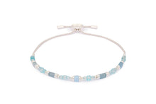 Load image into Gallery viewer, Salma Blue Topaz &amp; Silver Friendship Bracelet
