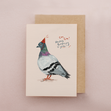 Load image into Gallery viewer, Pigeon | Birthday Card | London Birds | Celebration Card
