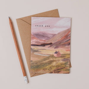 Scotland Thank You Card - Braemar, Aberdeenshire