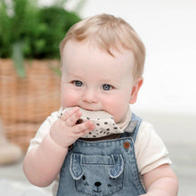 Load image into Gallery viewer, Neckerchew Teething Dribble Bib - Leopard Spot
