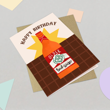 Load image into Gallery viewer, Birthday Card - Older Bud-Wiser Greeting Card
