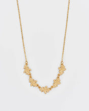 Load image into Gallery viewer, Oak Leaf Gold Choker Necklace
