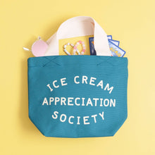 Load image into Gallery viewer, Ice Cream Appreciation Society - Little Tropical Blue Bag
